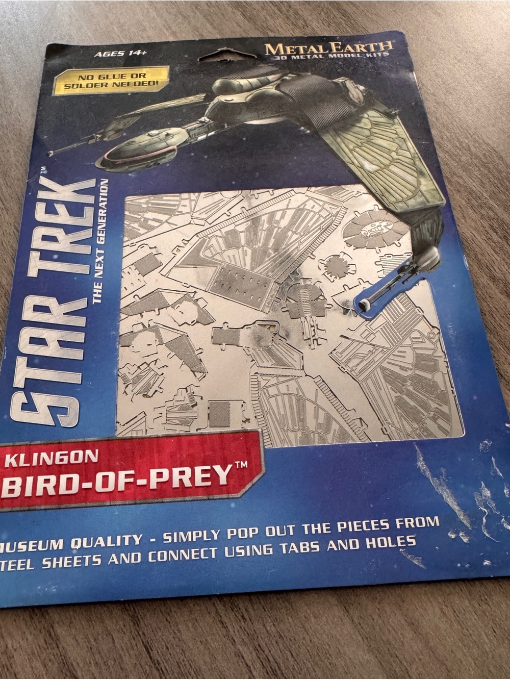 Star Trek Klingon Bird-of-Prey 3D Metal Model Kit - Metal Earth